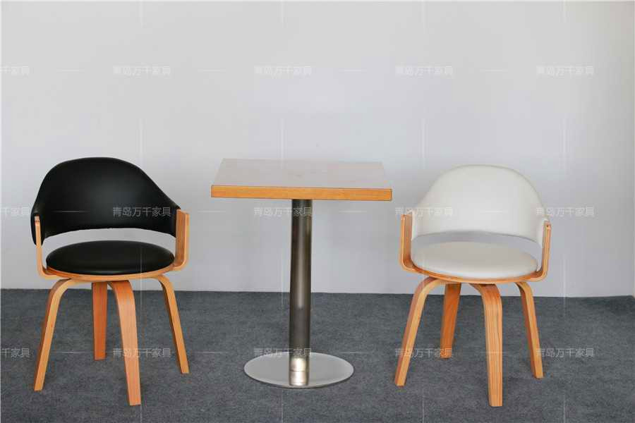 實木咖啡椅 旋轉咖啡椅